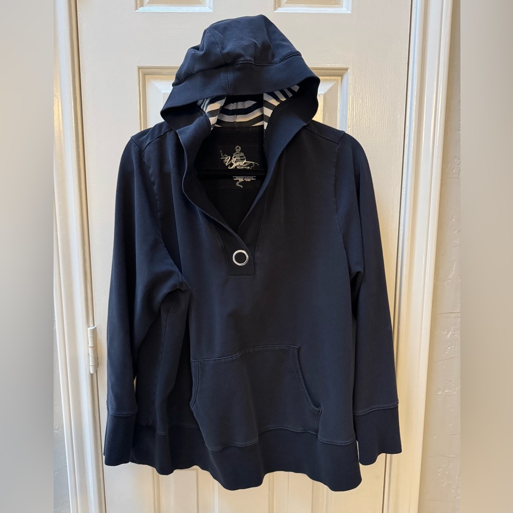 V Sport Venezia 18/20 Cotton Hoodie, Black
